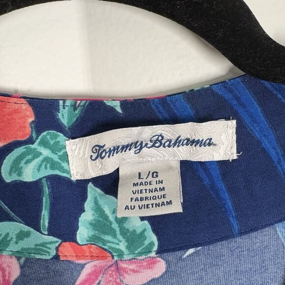 Tommy Bahama Women L Carmela Fabric Clara Breezy Bouquet Faux-Wrap Dress NWOT - Picture 10 of 12